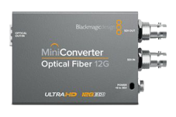 Blackmagic Mini Converter Optical Fiber 12G